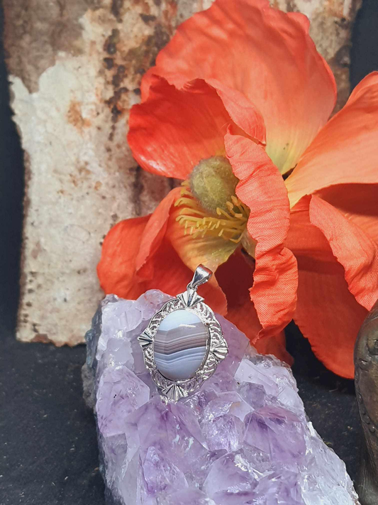 Pendentif camée en Agate