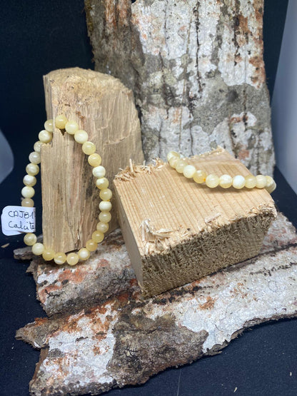 Bracelet en Calcite Jaune