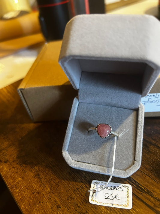 Bague en Rhodochrosite et Argent S925