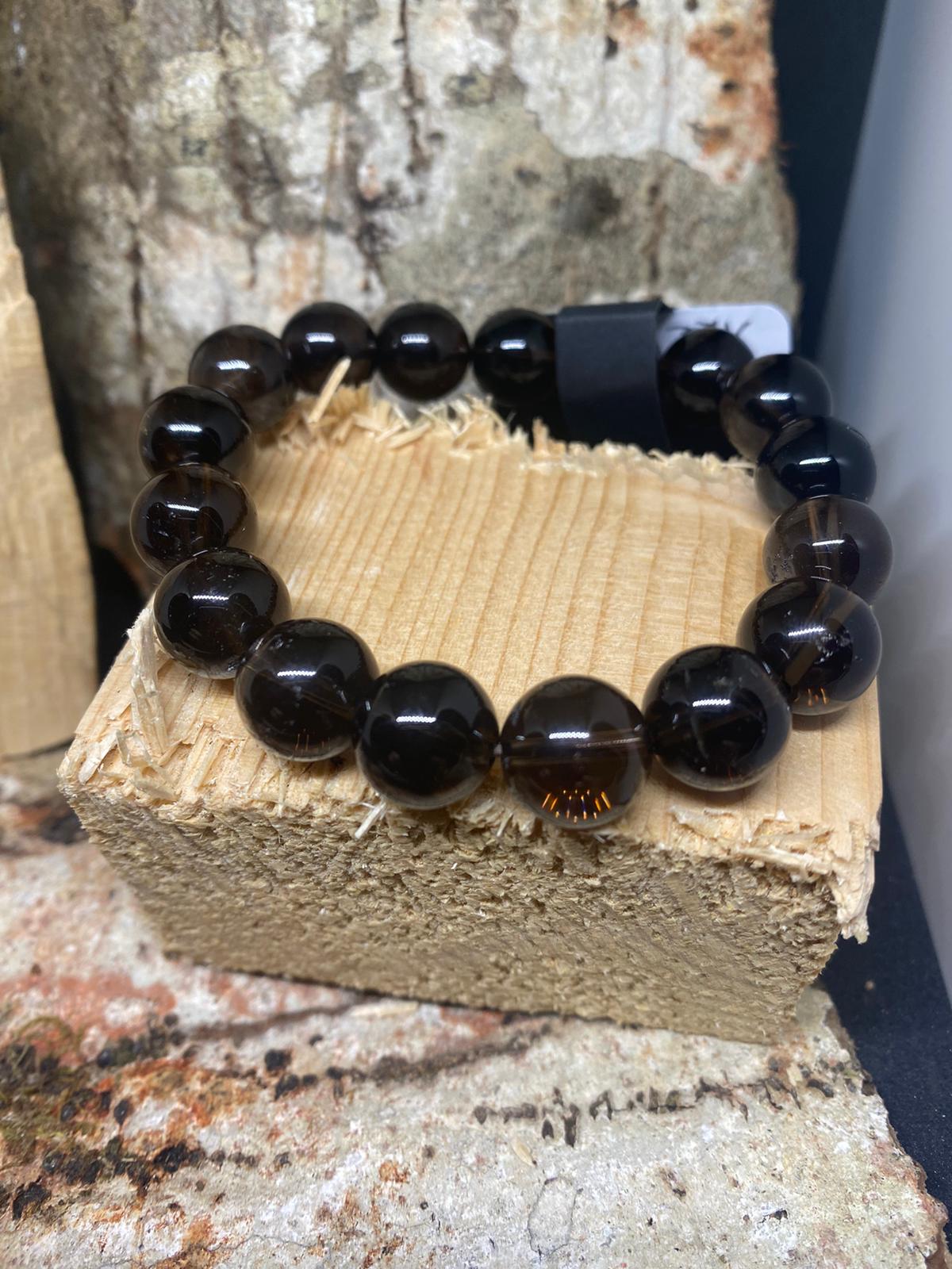 Bracelet en Quartz Fumé