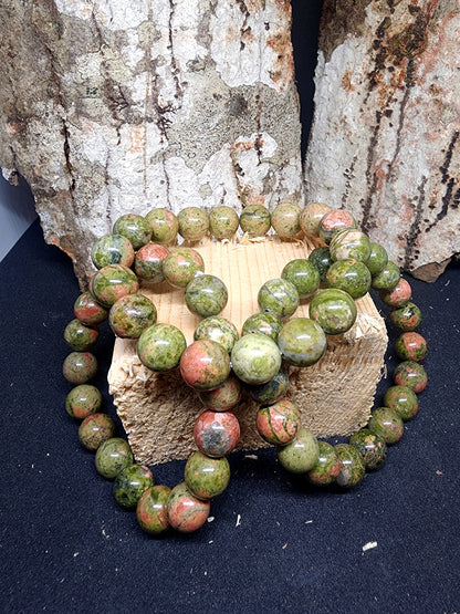 Bracelet en Unakite